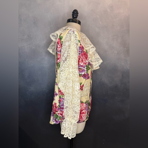 🌸 Vintage Lacy Afternoon by Shell Kepler Blouse 🌸 - Picture 4 of 11